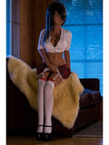 Japanese-style sexy schoolgirl look, 140cm in height, made of TPE material.