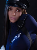 Western Hot Girl, 163cm, Amber/Red-Brown Eyes, Curvy/Plus-Size