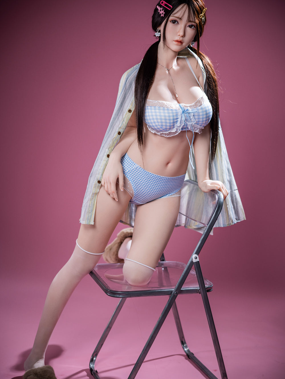 170cm Lifelike Doll | D-Cup, EVO Skeleton & Rotating Brown Eyes